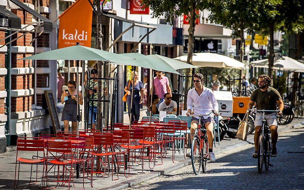 Maastricht tijdens de hittegolf van begin augustus. beeld ANP, Marcel van Hoorn