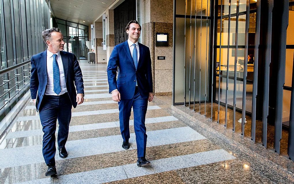 Van Haga (links) en Baudet. beeld ANP, SEM VAN DER WAL