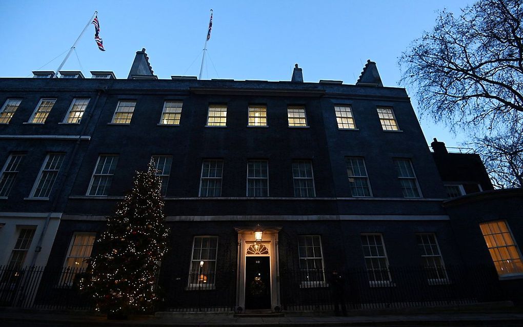 10 Downing Street. beeld EPA, FACUNDO ARRIZABALAGA