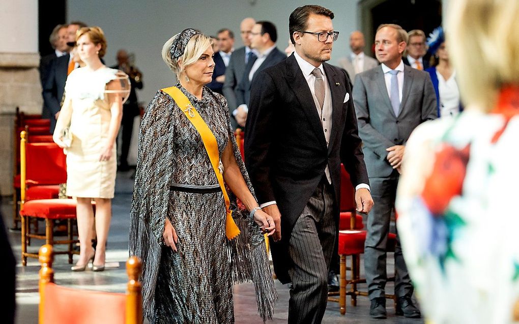 Prins Constantijn en prinses Laurentien. beeld ANP, Koen van Weel