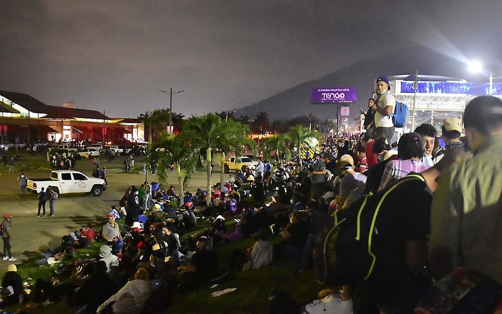 San Pedro Sula, Honduras. beeld EPA, Jose Valle