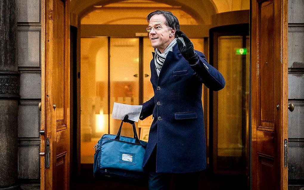 Premier Rutte. beeld ANP, Remko de Waal