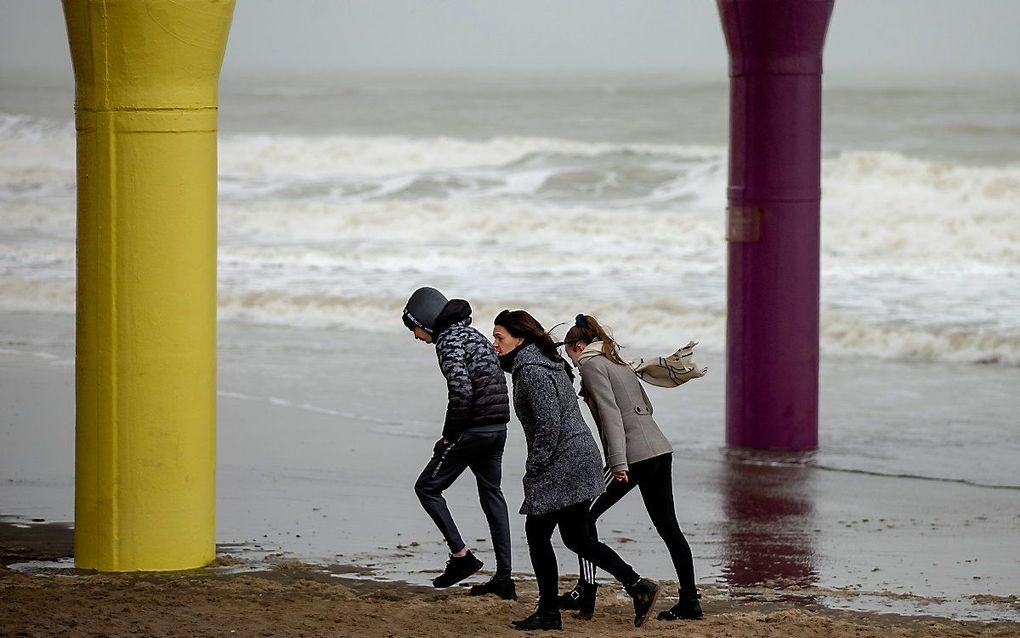 Scheveningen. beeld ANP ROBIN VAN LONKHUIJSEN