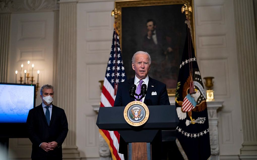 De Amerikaanse president Joe Biden. beeld AFP, Doug Mills