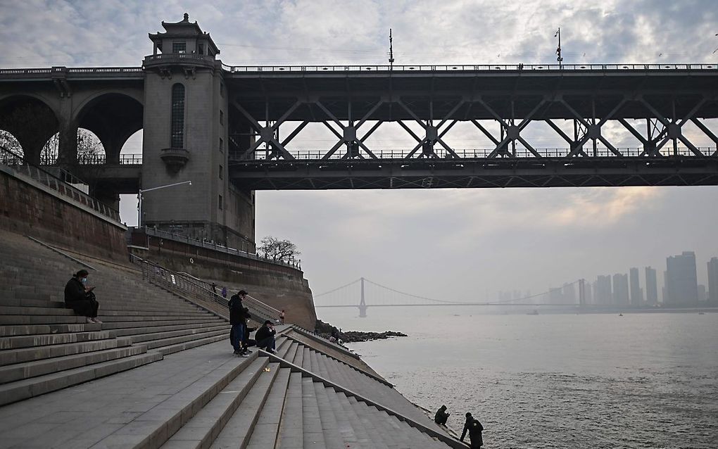 Straatbeeld in China.  beeld AFP, Hector Retamal