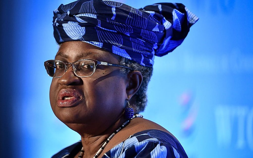 Ngozi Okonjo-Iweala. beeld AFP, Fabrice COFFRINI