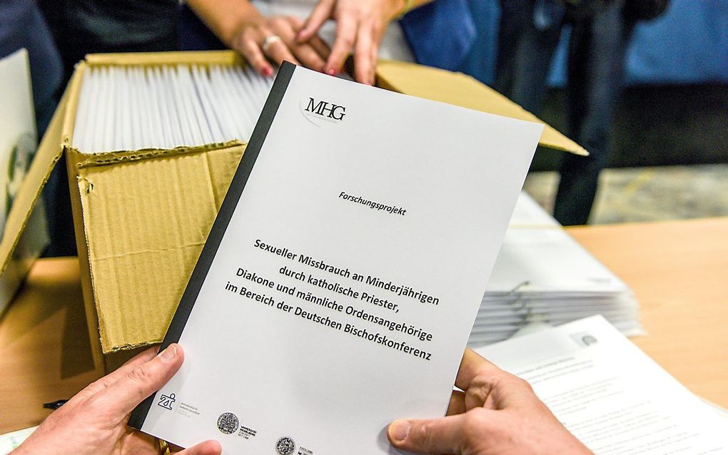 In 2018 bleek uit een zogenoemde MHG-studie dat tussen 1946 en 2014 3677 minderjarigen slachtoffer werden van seksueel misbruik in een van de Duitse bisdommen. beeld EPD, Harald Oppitz