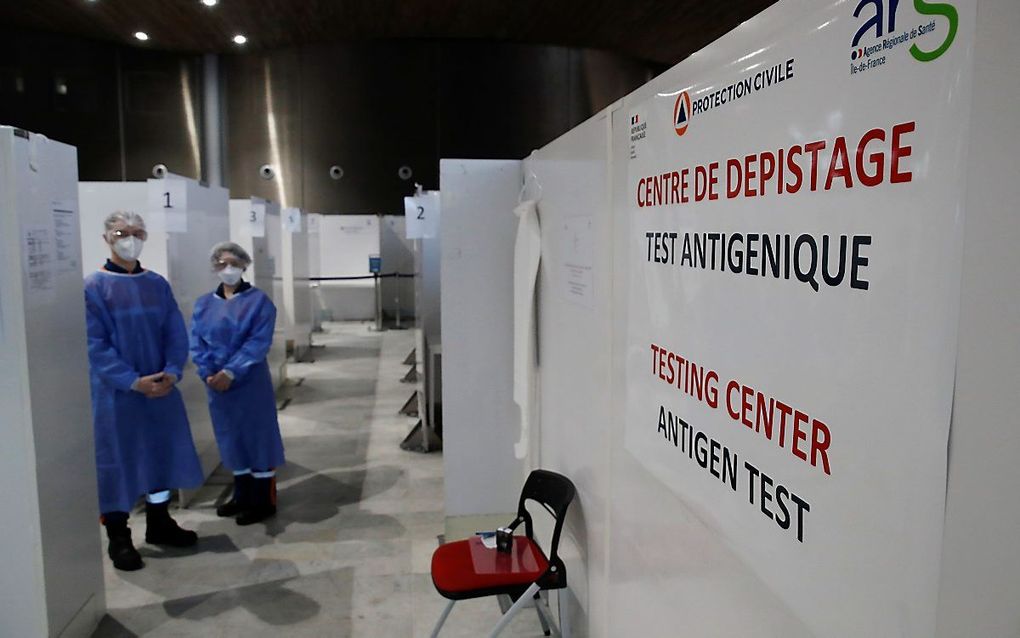 Een teststraat in Frankrijk. beeld AFP, Gonzalo Fuentes