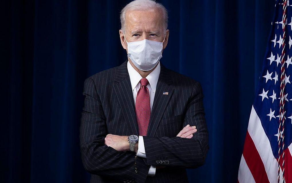 De Amerikaanse president Joe Biden. beeld EPA, Michael Reynolds