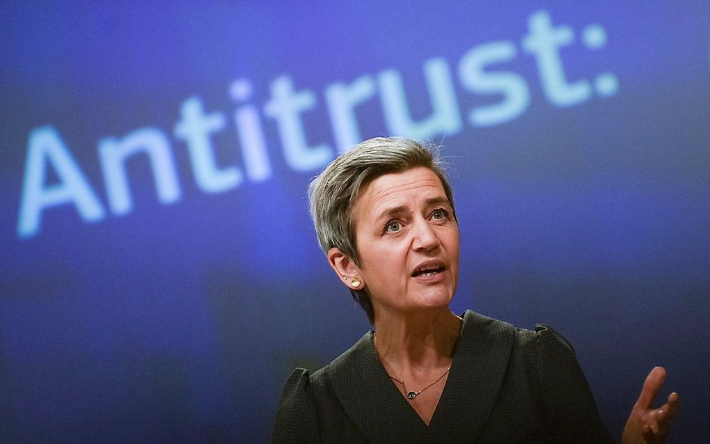 Vestager. beeld EPA, JOHANNA GERON