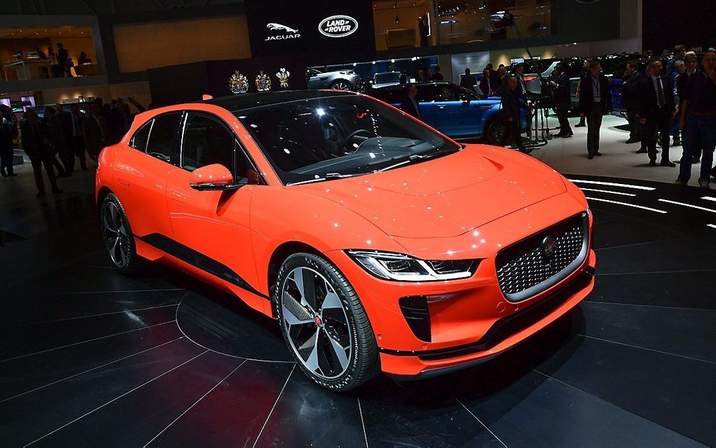 Jaguar I-Pace. beeld AFP, Fabrice Coffrini