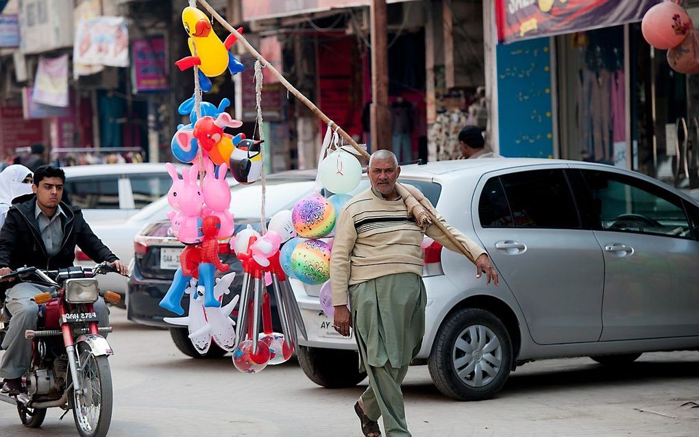 Straatbeeld in Islamabad, de hoofdstad van Pakistan. beeld ANP, Robin Utrecht