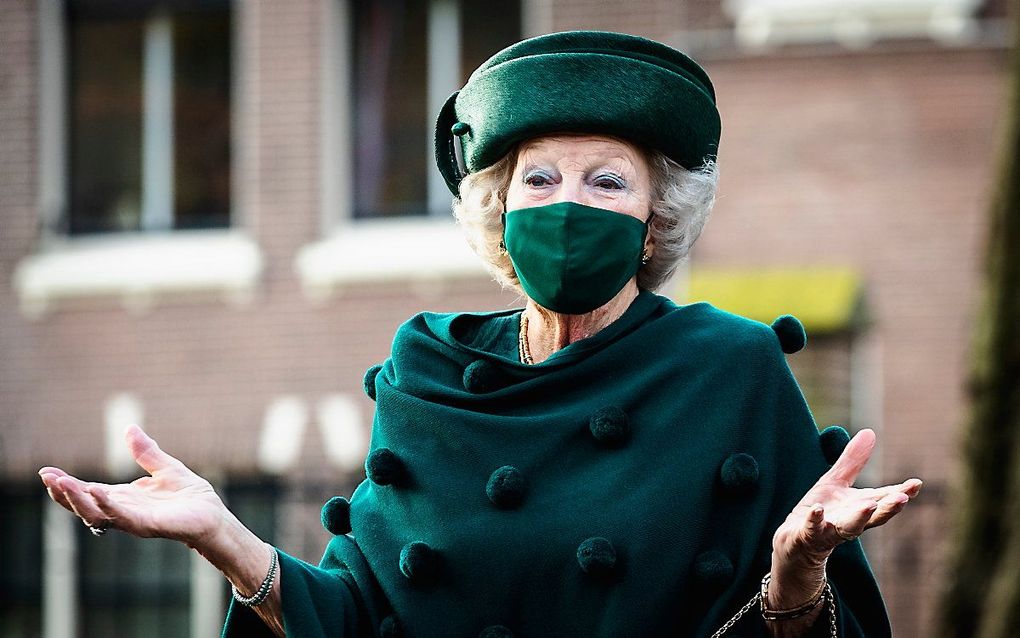 Prinses Beatrix in december in Dordrecht. beeld ANP, Sem van der Wal