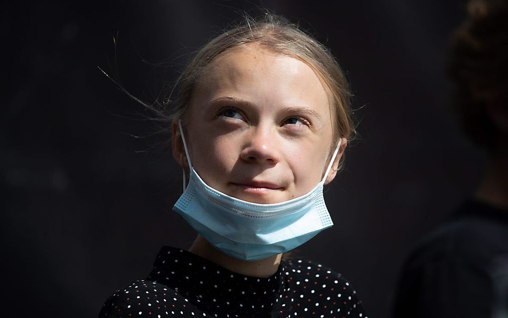 De Zweedse klimaatactiviste Greta Thunberg. beeld EPA, Hayoung Jeon