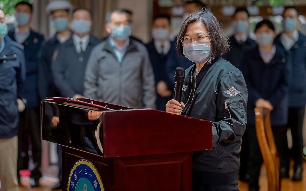 President Tsai Ing-wen van Taiwan. beeld EPA