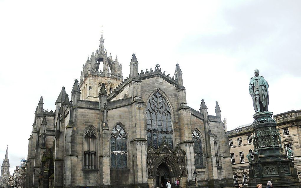 De historische St. Gilleskerk in het Schotse Edinburgh. beeld RD