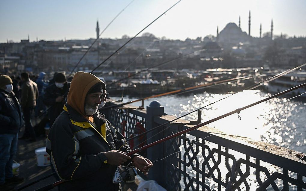 Straatbeeld in Istanbul. beeld AFP, Ozan Kose