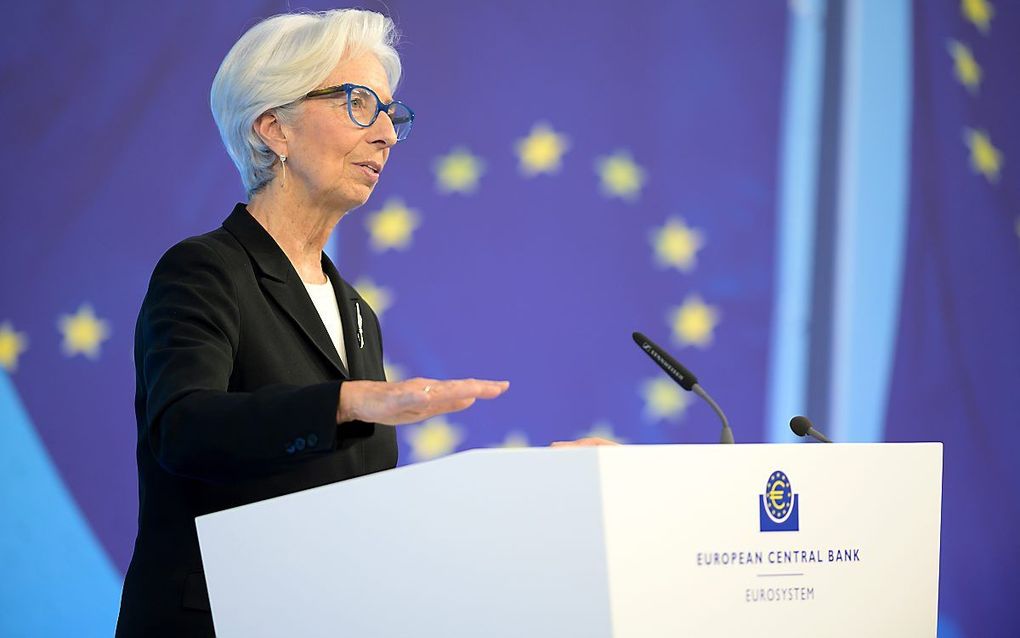 ECB-president Christine Lagarde. beeld EPA