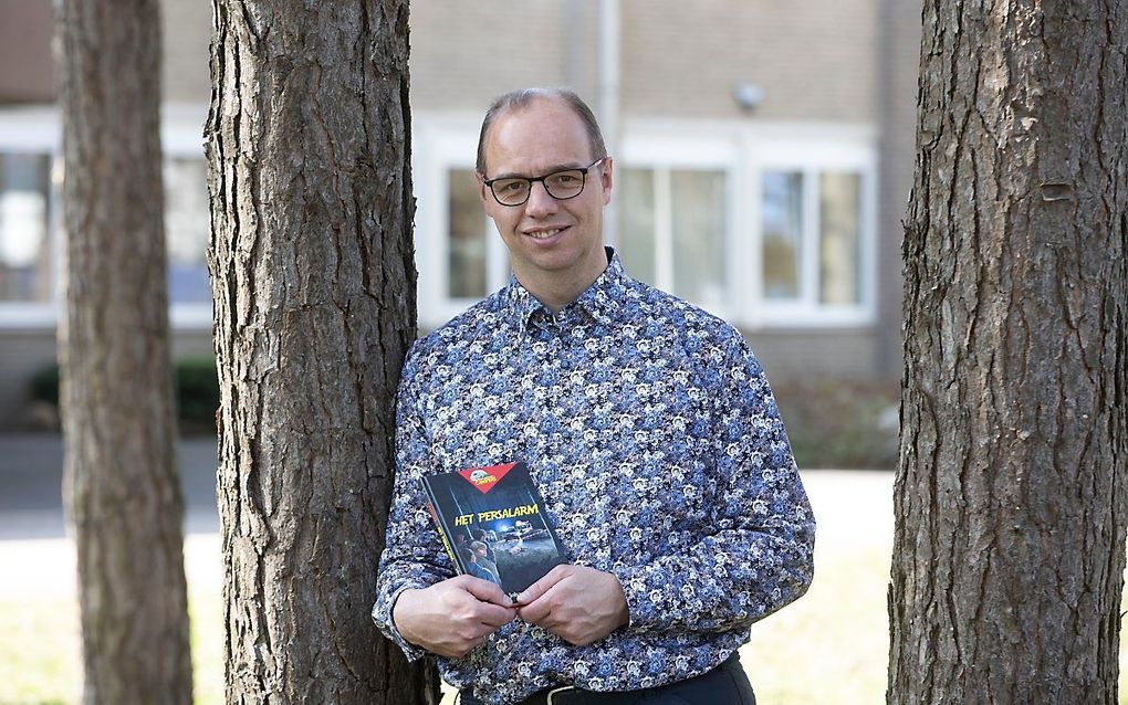 Johan Leeflang: „De hoofdpersonen Sander en Michiel zijn wel een beetje een mix van mijzelf.” beeld RD, Anton Dommerholt