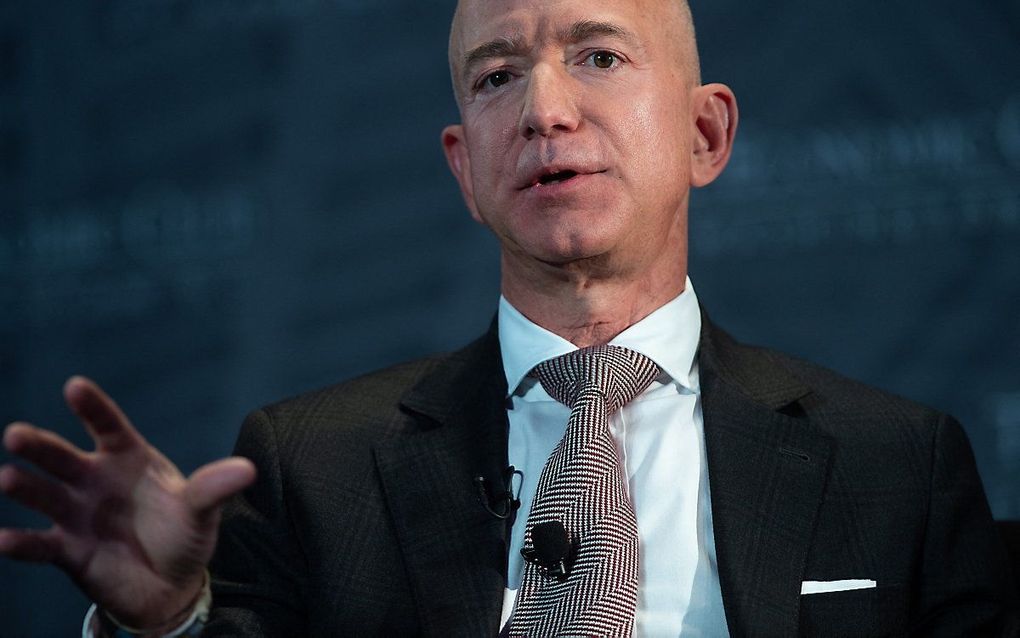 Jeff Bezos. beeld AFP, SAUL LOEB