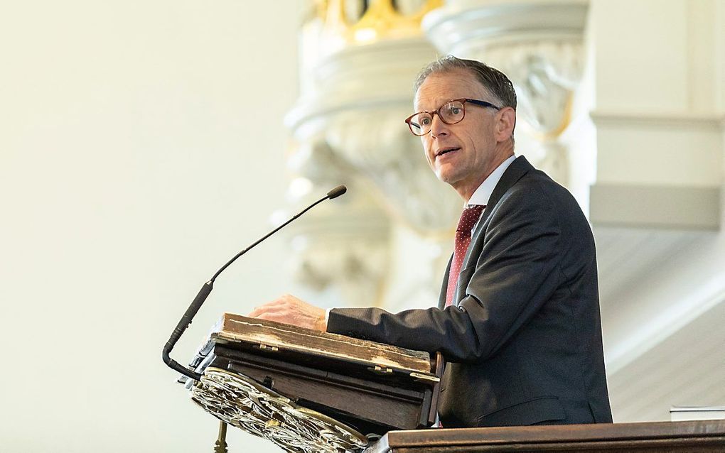 Prof. dr. Wim Moehn (Protestantse Theologische Universiteit) (archiefbeeld). beeld André Dorst