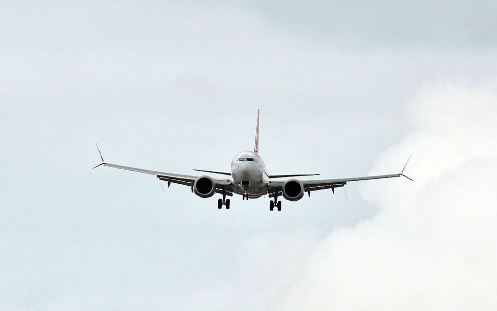 Een Boeing 737 MAX van de Braziliaanse maatschappij Gol. beeld AFP, SILVIO AVILA