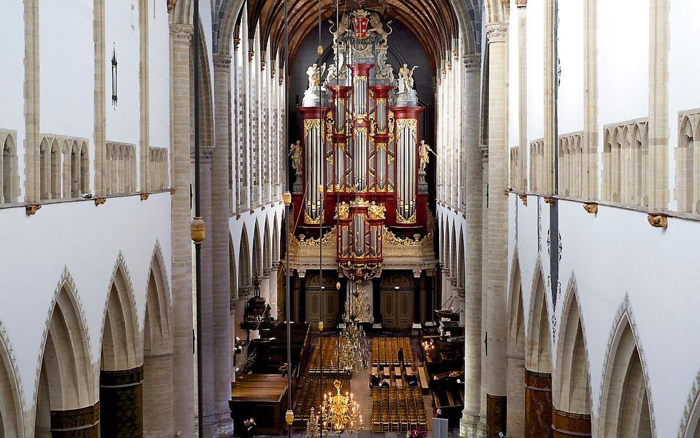 De Grote of Sint-Bavokerk in Haarlem. beeld Sjaak Verboom