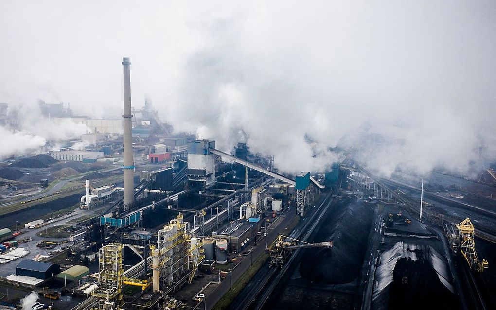 Staalfabriek Tata Steel. beeld ANP, Sem van der Wal