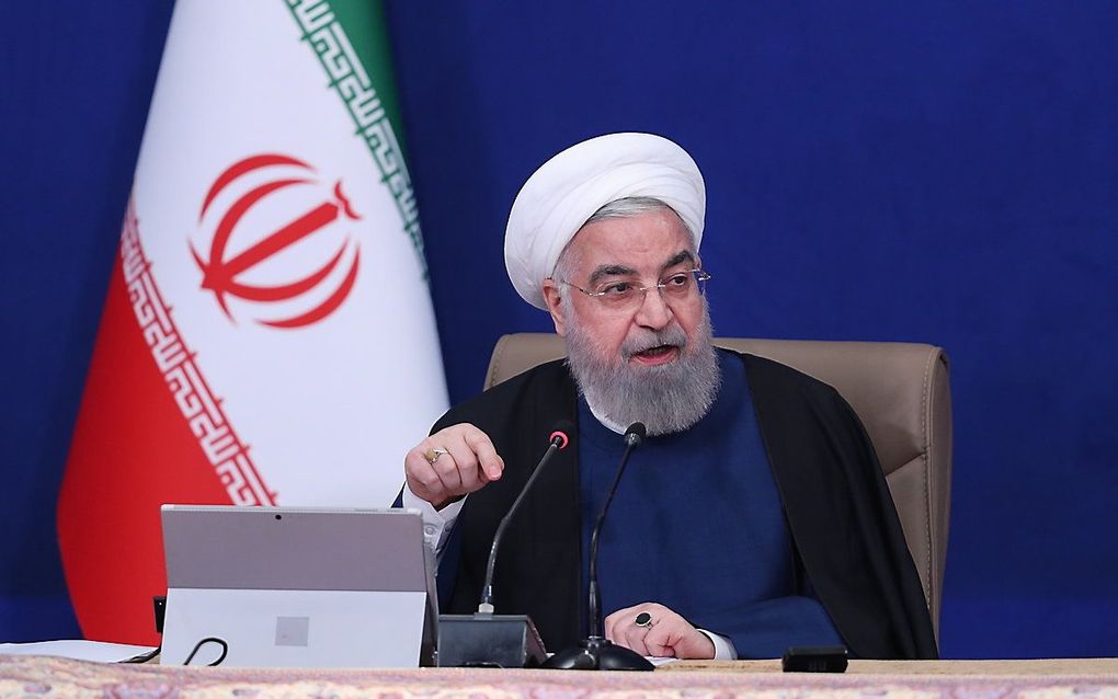 Hassan Rouhani, president van Iran. beeld EPA