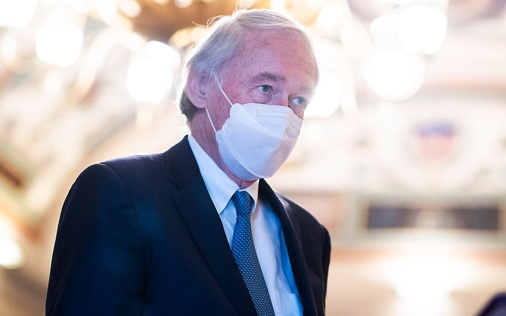 In de Senaat zal de Democraat Ed Markey uit Massachusetts zich inspannen voor het wetsvoorstel. beeld EPA, Tom Williams