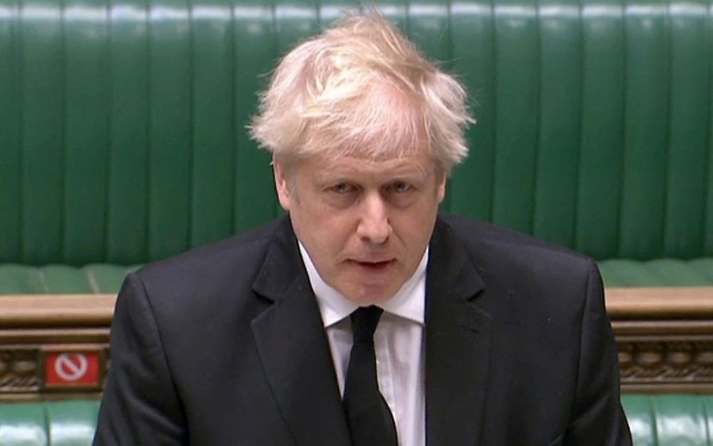 De Britse premier Boris Johnson. beeld AFP