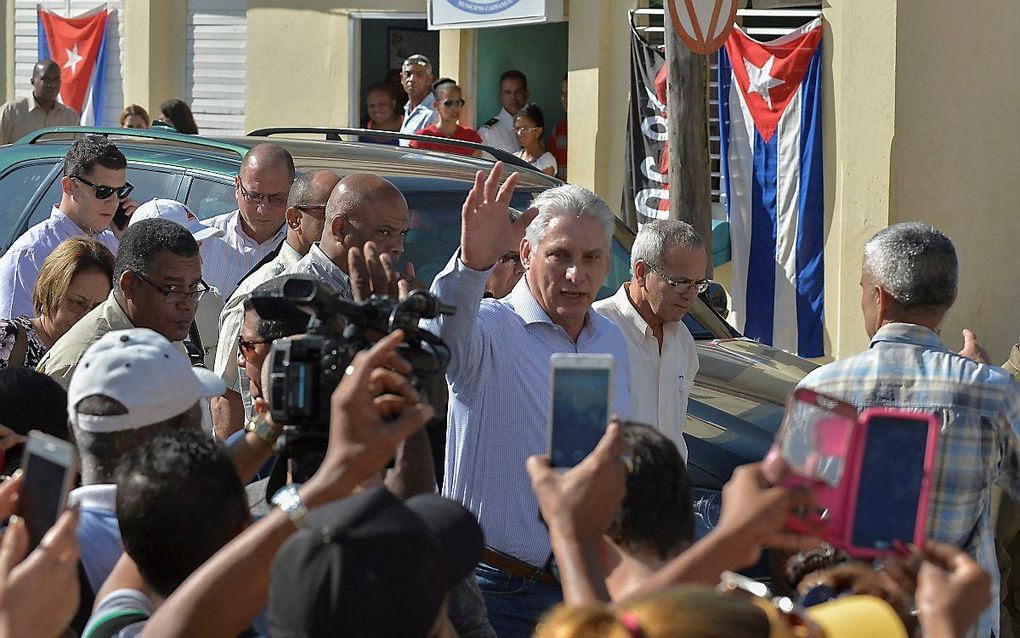 Miguel Diaz-Canel. beeld AFP, Yamil Lage