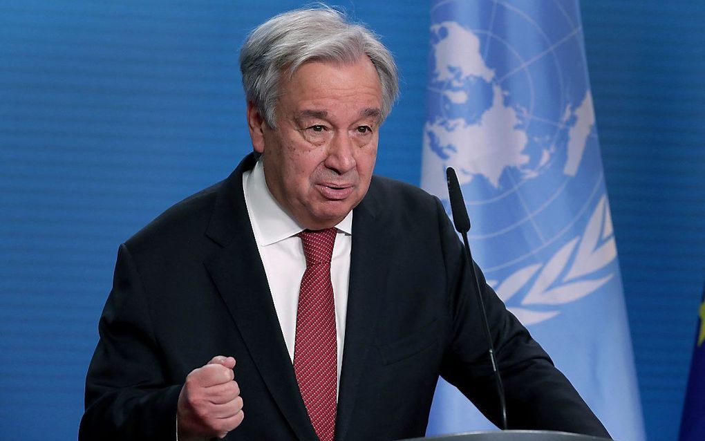 VN-secretaris-generaal Antonio Guterres. beeld AFP, Michael Sohn