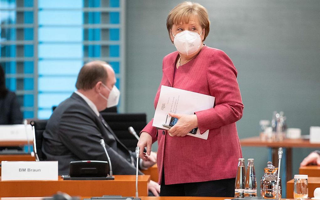 Bondskanselier Angela Merkel. beeld EPA, Andreas Gora