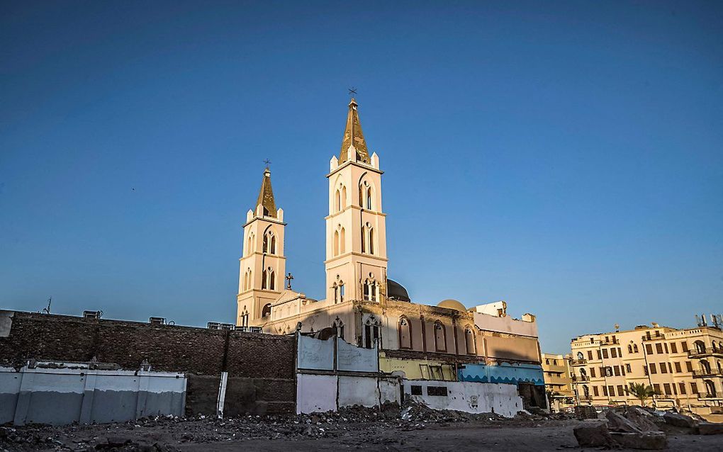 De Koptisch-orthodoxe kerk in het Egyptische Luxor. beeld AFP, Khaled Desouki