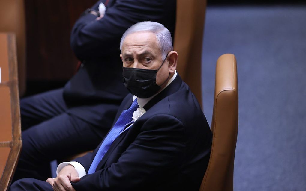 De Israëlische premier Benjamin Netanyahu slaagt er niet in een coalitie te vormen. beeld EPA