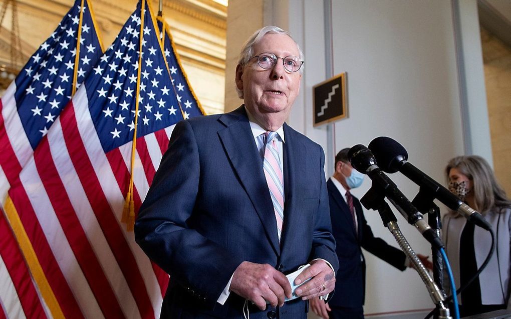 Mitch McConnell. beeld EPA, Michael Reynolds