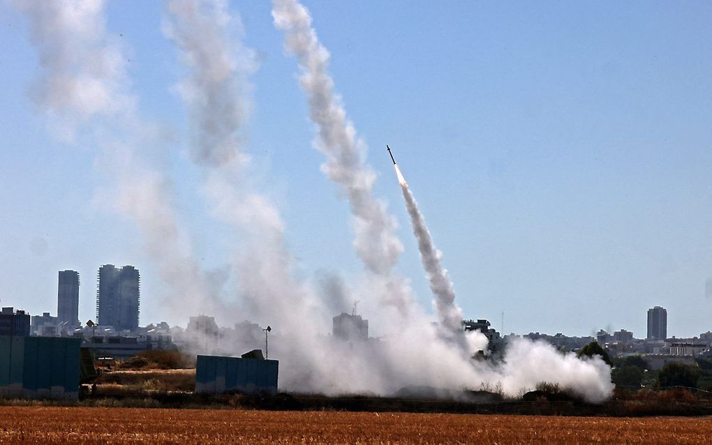 „Hoe en wanneer zal de geweldsspiraal rond Israël eindigen?” beeld AFP, Emmanuel Dunand