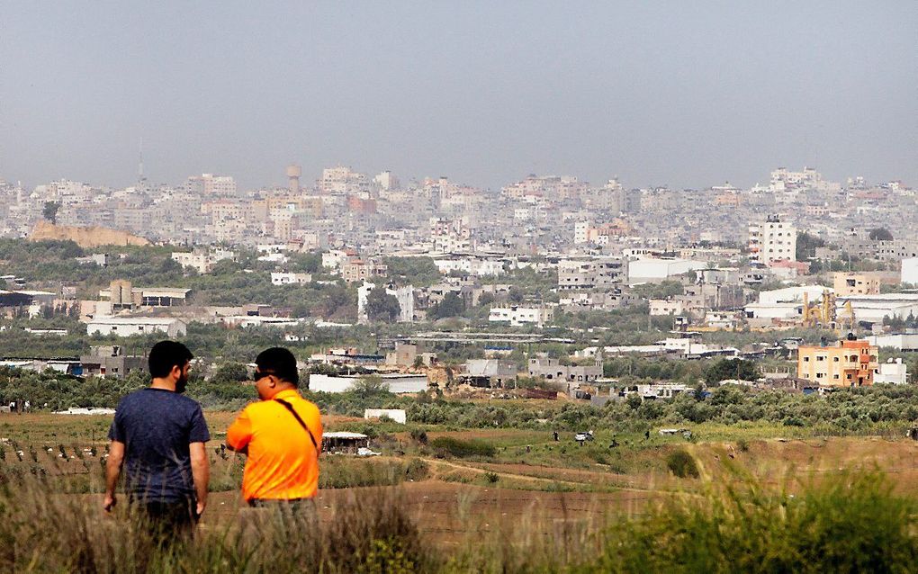 Zicht op Gaza-stad. beeld RD, Henk Visscher