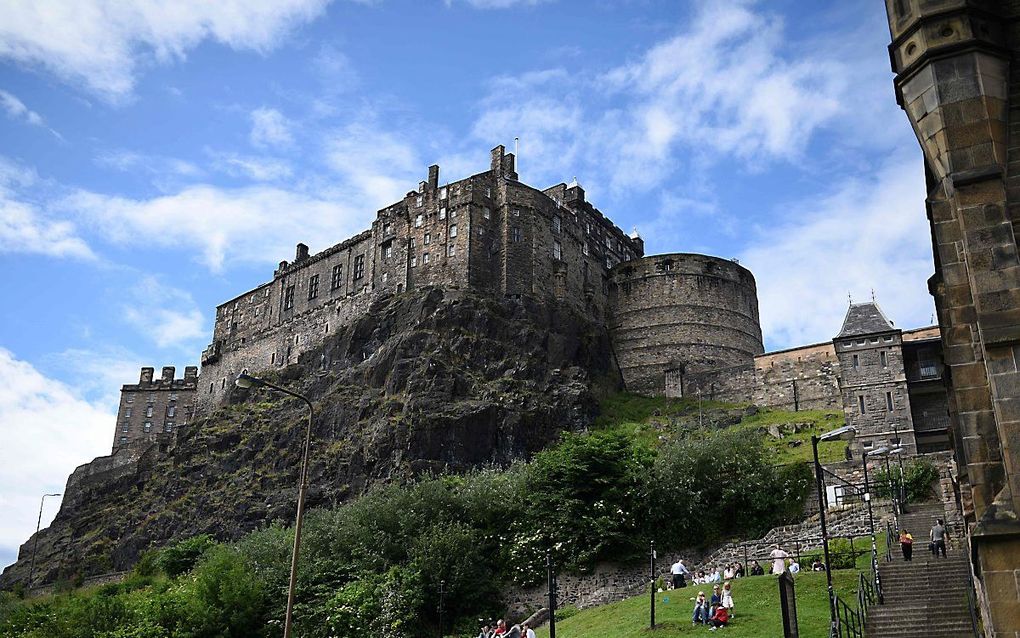 Edinburgh Castle in Edinburgh, Schotland. beeld AFP, Oli Scarff