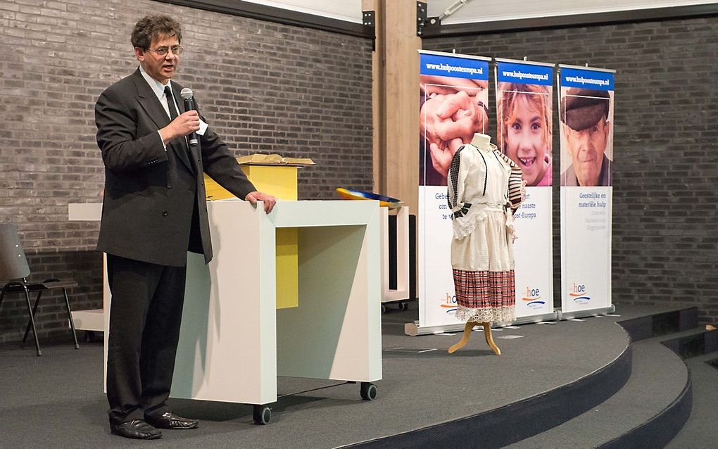 Archiefbeeld van een jubileumbijeenkomst van stichting Hulp Oost-Europa. beeld Bram van de Biezen