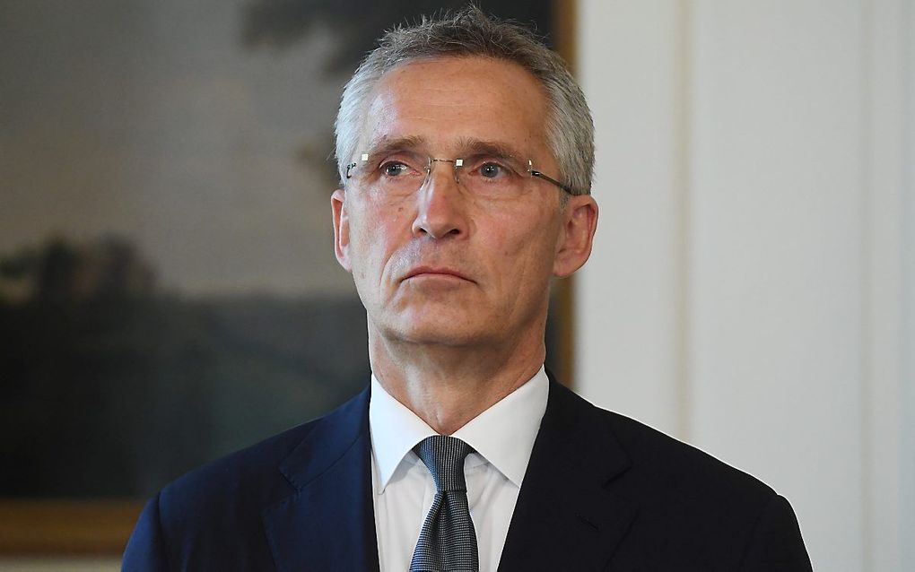 Jens Stoltenberg. beeld EPA, Facundo Arrizabalaga