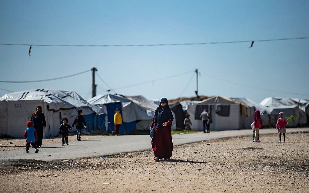 Vluchtelingenkamp in Syrie. beeld AFP, Delil SOULEIMAN