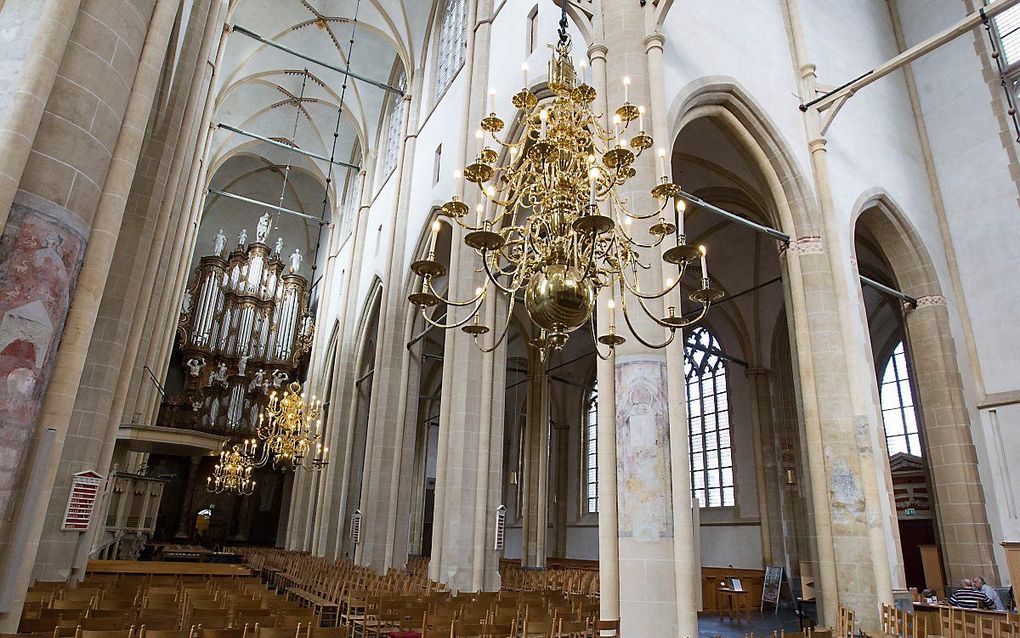 Interieur van de Bovenkerk in Kampen. beeld RD, Anton Dommerholt