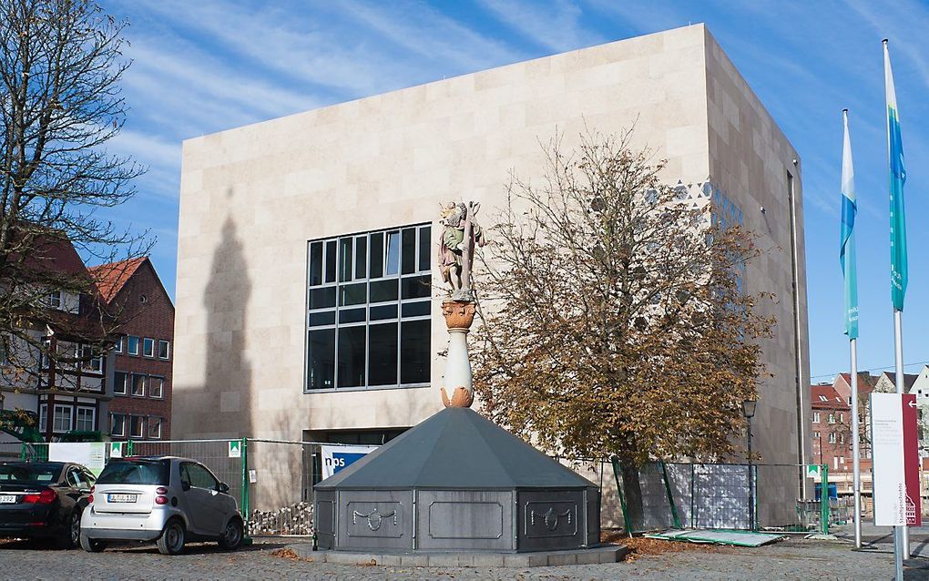 De (nieuwe) synagoge in Ulm, die in 2012 in gebruik werd genomen. beeld Wikimedia, Andreas F. Borchert