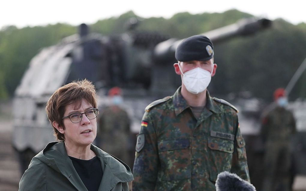 Annegret Kramp-Karrenbauer. beeld EPA, Focke Strangmann