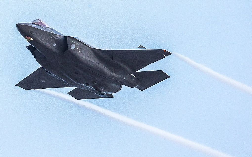 Het gevechtsvliegtuig F-35. beeld ANP, Vincent Jannink