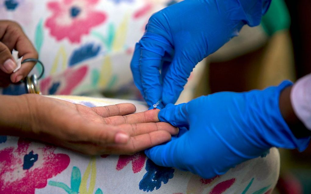 Volgens het laatste World Malaria Report van de WHO leden in 2019 wereldwijd 229 miljoen mensen aan malaria, vergeleken met 228 miljoen in 2018. beeld AFP, Pedro Rances Mattey