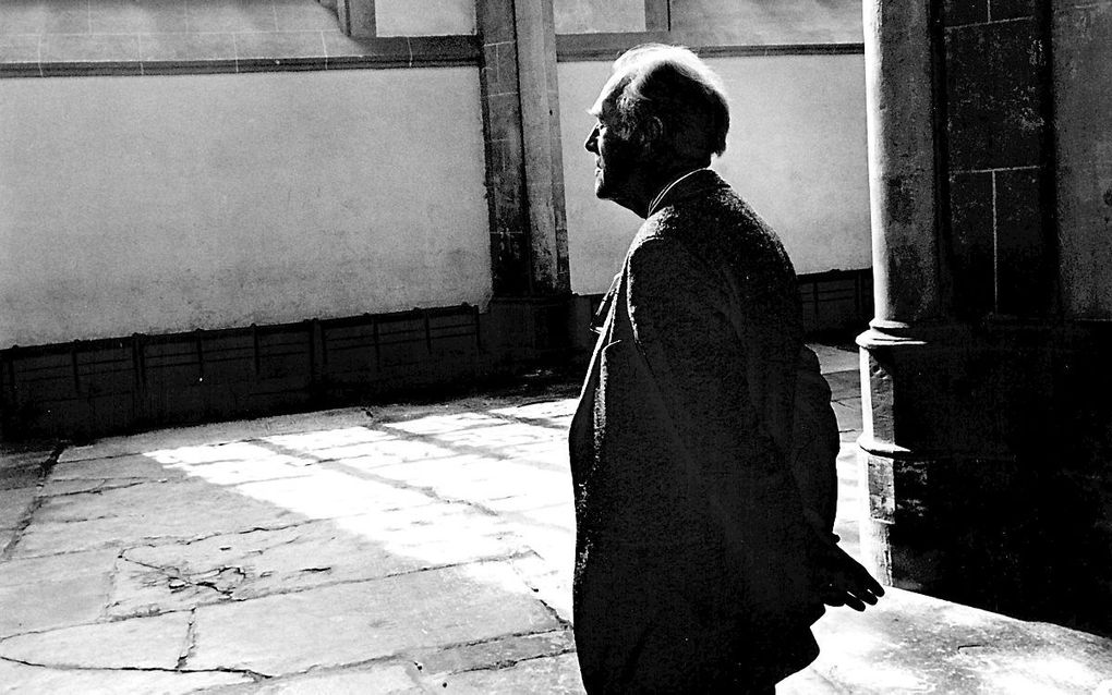 Willem Hendrik Zwart in de Bovenkerk in Kampen. beeld J. Verboom