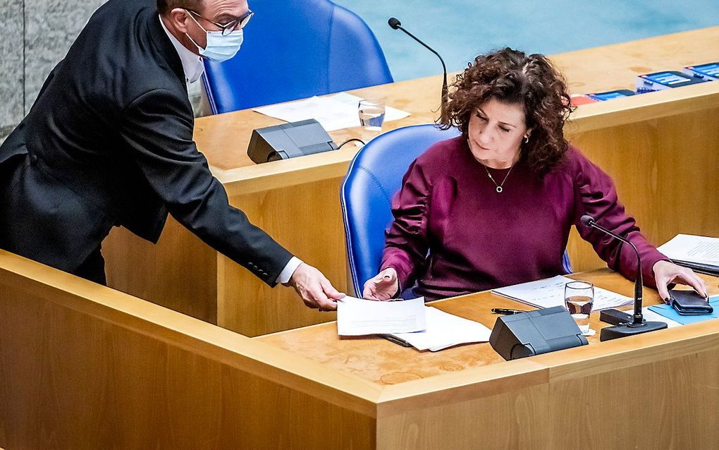 Minister Van Engelshoven van Onderwijs, Cultuur en Wetenschap (OCW). beeld ANP, Remko de Waal